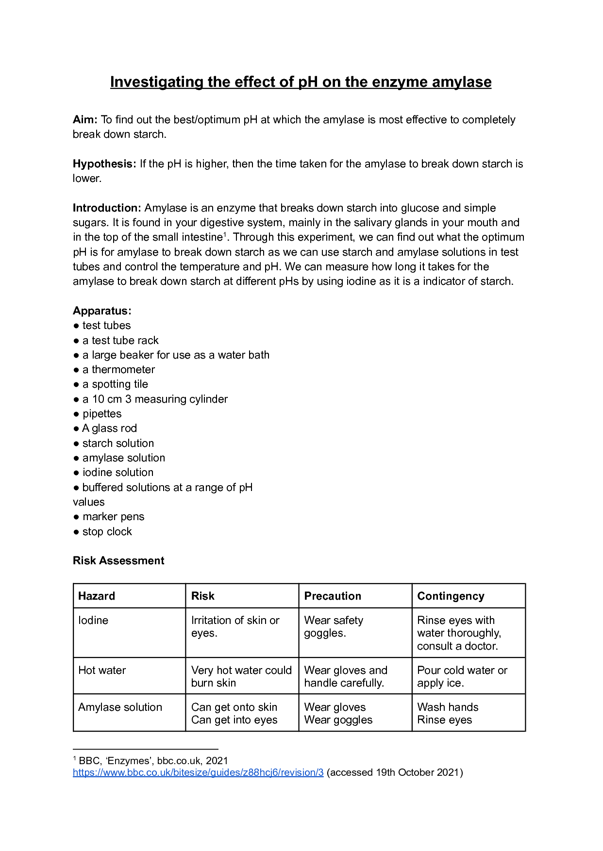 How to Write Variables in GCSE Biology Coursework